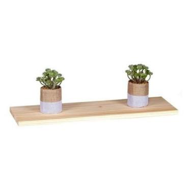 Imagem de Prateleira Madeira Maciça 100X20 Cm Natural - Loja Do Pinho, Madeira, 
