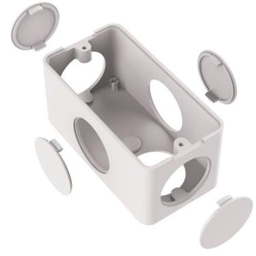 Imagem de Condulete pvc branco 1/2-3/4 5 entradas inpol, BRANCO