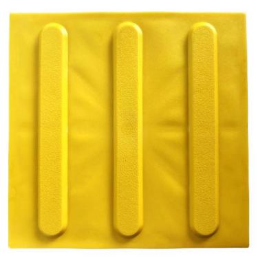 Imagem de Piso Tátil PVC Argamassado Direcional - Argatátil 10mm - 10Peças - TB 