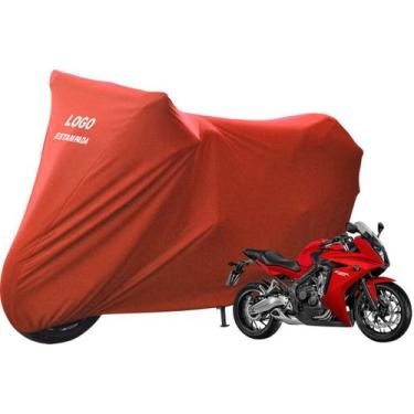 Imagem de Capa Para Moto Honda CBR 650 F Alta Durabilidade Com Logo - Mz, Vermel