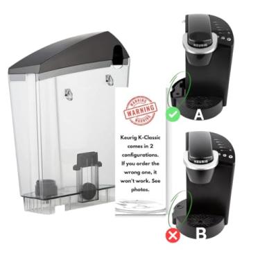 Imagem de Tanque de reservatório de água de substituição apenas para Keurig K-Classic - B44, B40, B45, B50, K40, K45, K50, K55 Brewing Systems - 1,360 g - CONFIGURAÇÃO A - ([DICA PRO: ASSISTA AO VÍDEO PARA