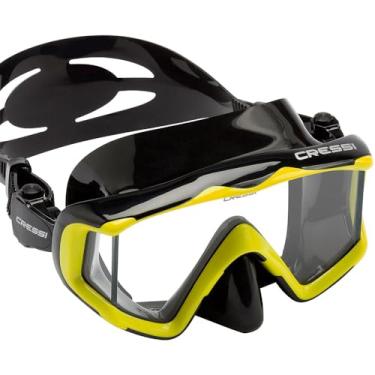 Imagem de Máscara Cressi Pano 3 (Preto-amarelo)