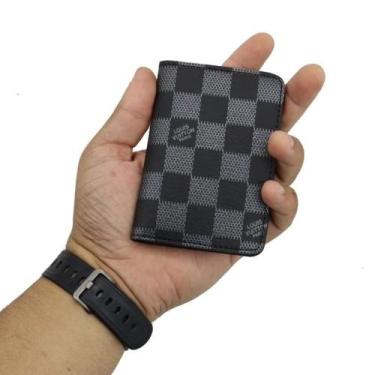 Imagem de Carteira Masculina Slim Porta-Cartão, Cnh - Sem marca, Carteira, L pre