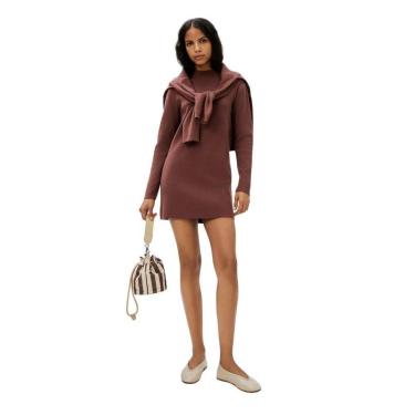 Imagem de Vestido Curto Hering Manga Longa Em Tricô Slim-Feminino