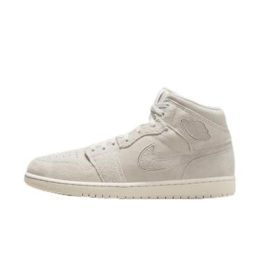 Imagem de Nike Masculino Tênis Air Jordan 1 Mid Se Craft (Fq3224-100, Marfim Claro/Marrom Claro Legend/Sail) Tamanho 11,5