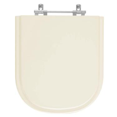 Imagem de Tampa De Vaso Poliester Vogue Plus Creme Bege Claro Para Bacia Deca 6lpf