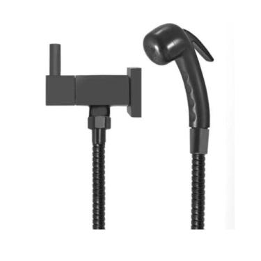Imagem de Ducha Higiênica Metal Flexível Black Alta Qualidade 120 cm - MR BANHO