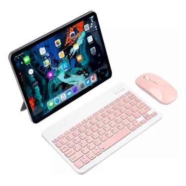 Imagem de Teclado E Mouse Bluetooth P Tablet Samsung Galaxy Tab S9 Fe - Zabom