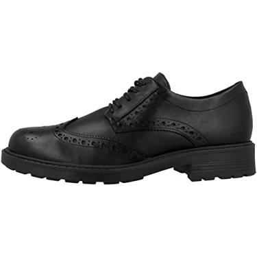 Imagem de Clarks Orinoco2 Limit Oxford feminino, Couro preto, 35