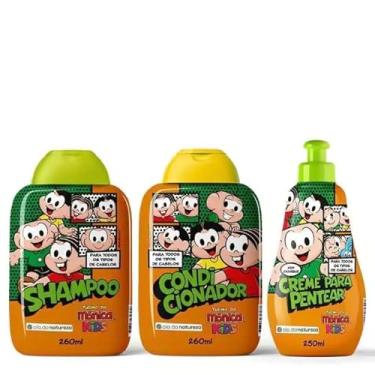 Imagem de Turma da Monica Kids Kit Shampoo Condicionador e Creme