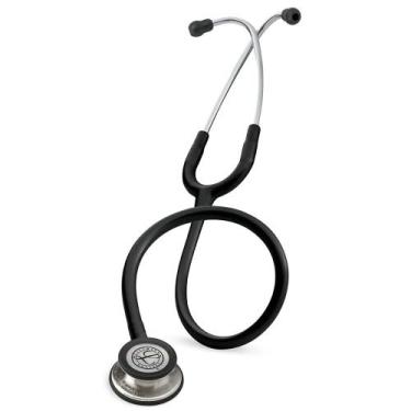 Imagem de Estetoscópio Littmann Classic III - Preto com Inox Escovado 5620