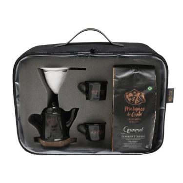 Imagem de Kit Café Gourmet 500g + Bule 300ml + Coador + Bolsa