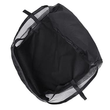 Imagem de KUIDAMOS Cesto para Carrinho de Carrinho | Estojo Organizador de Tecido Oxford de | Design de Moda | Solte Suas Mãos | Escondido Sob o | Preto