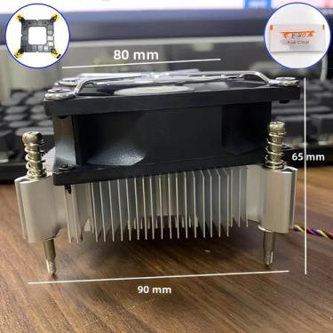 Imagem de Cooler De CPU PWM 120W 80MM Com Ventoinha De Núcleo De Cobre 4PIN Para