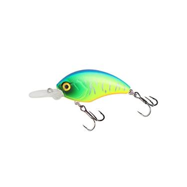 Imagem de Iscas de truta de água rasa de pesca Square Bill Crankisits Mergulho Corrida Crankbait Wobbler Baixo Preto 45F (07)