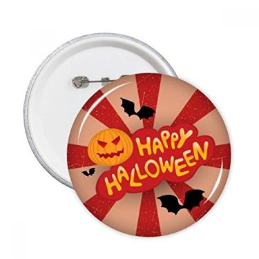 Imagem de Fontes de desenho animado de Halloween, pinos redondos, emblema, botões, decoração, presente, 5 peças