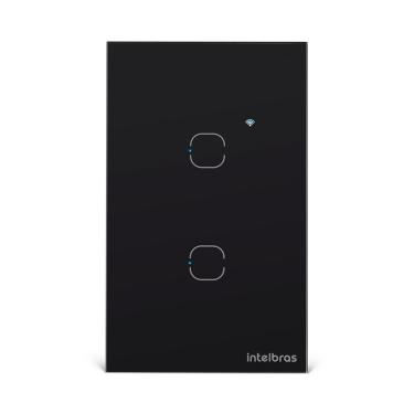Imagem de Interruptor Smart Wi-Fi Touch 2 teclas Intelbras EWS 1002