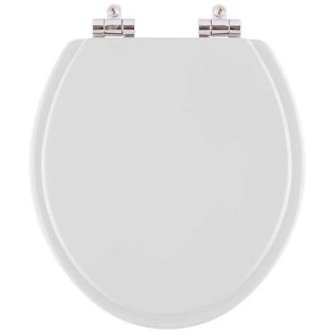 Imagem de Assento Sanitario Poliester com Amortecedor Sabara Cinza Claro para Vaso Icasa