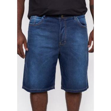 Imagem de Bermuda Fatal Jeans Slim Plus Size Azul