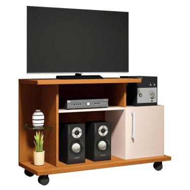 Imagem de Rack Smart Cinamomo Off White - HB Móveis