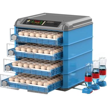 Imagem de Incubadora de ovos, 128-500 ovos de galinha Incubadora de pintinhos totalmente automática com virador automático de ovos, incubadora de controle de temperatura para incubação de galinhas, ga