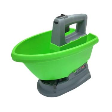 Imagem de Baoblaze Espalhador de mão espalhador de fertilizante elétrico ferramenta de jardim 3 L semeador plantador ferramenta espalhador de sementes de grama para