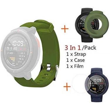 Imagem de Kit Pulseira + Case + Película NSmart compatíveis com amazfit  Verge -