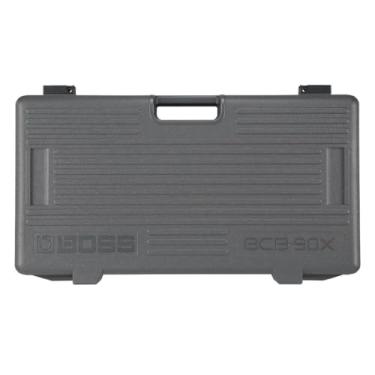 Imagem de BOSS (BCB-90X) Tampa integrada placa de efeitos de guitarra grande | Capa moldada resistente com caixa de junção, personalizável para encaixar até dez pedais