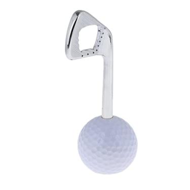Imagem de Abridor de garrafas de bola de golfe novidade, prêmio de presente para bar e casa - prateado