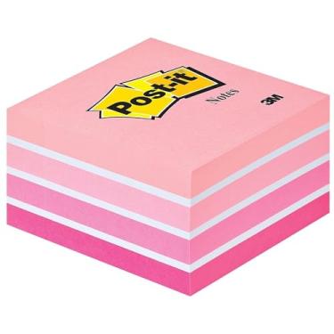 Imagem de Post it Notes 76mm x 76mm Sticky Note Cube, Neon Rainbow (325 Sheets)