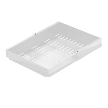 Imagem de YWJLQH Organizador de Armário Removível, Gaveta Deslizante, Multifuncional, Resistente, Expansível, Gaveta, Prateleira de Armazenamento para Cozinha, Branco