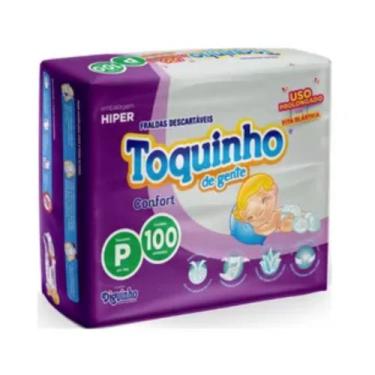 Imagem de Fralda Infantil Toquinho Confort Sec Embalagem Hiper, P