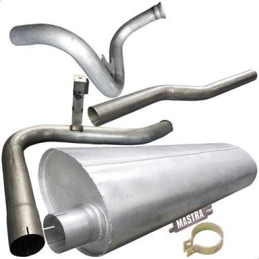 Imagem de Kit Escap Tubos+ Silencioso Caminhão 1620 Eletrônico 2003... - Genéric