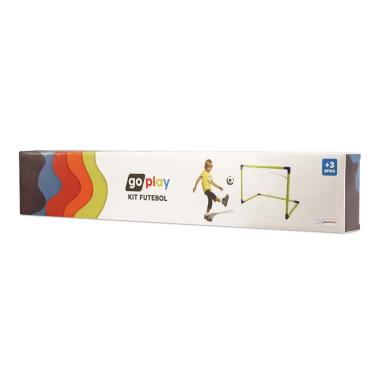 Imagem de Go Play Kit Futebol com Bola Trave de Gol e Bomba Indicado para + 3 Anos Multikids - BR952