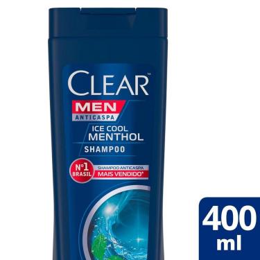 Imagem de Shampoo Clear Men Anticaspa Ice Cool Menthol 400ml
