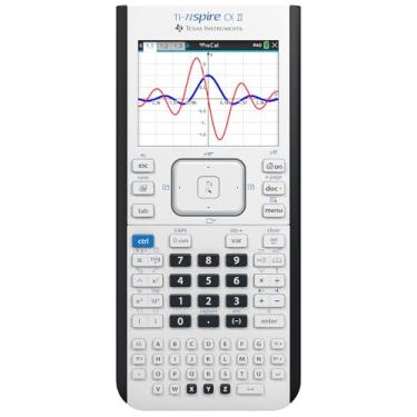 Imagem de Texas Instruments Calculadora gráfica colorida TI-Nspire CX II com software estudantil (PC/Mac) branca 3,54 x 7,48