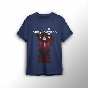 Imagem de T-shirt Estampa Personalizada Abracadabra Lady Gaga - Lobo Sete, Azul,