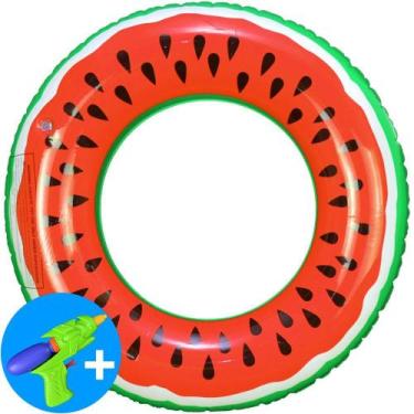 Imagem de Boia Inflável Piscina Infantil Melancia 50 cm CBRN14996 - Commerce Bra