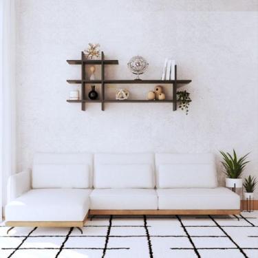 Imagem de Nicho Sala Minimalista Decoração Livros - Bihouse Móveis