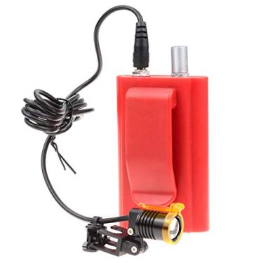 Imagem de Rasamer Farol Portátil De Plástico Com Clipe 3 W, Para Lupa Binocular Bolsa Premium (Vermelho), Ra-004Wgs