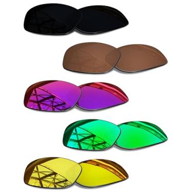 Imagem de SmartVLT Conjunto de 5 lentes masculinas de substituição para óculos de sol Oakley Turbine OO9263 Combo Pack S03
