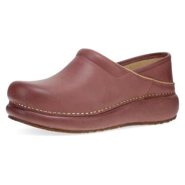 Imagem de Dansko Sandália feminina antiderrapante Platform Pro – Palmilha de espuma viscoelástica, suporte de arco acolchoado para trabalho e uso diário, rosa, 9.5-10