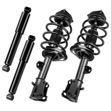 Imagem de SEHNSUCHT Amortecedor Completo Dianteiro e Traseiro para GRAND CARAVAN 2008-2019 e CHRYSLER TOWN & COUNTRY 2008-2016, Conjuntos de Amortecedor e Mola Helicoidal de Substituição para Suporte Dianteiro