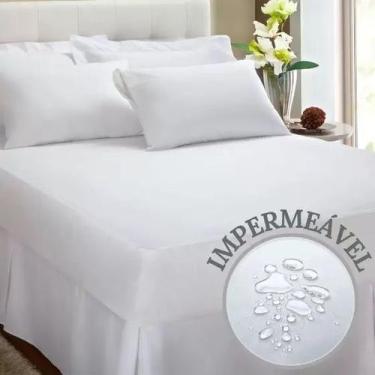 Imagem de Protetor de Colchão Casal Impermeável 100% Algodão - Kacyumara - KACYM