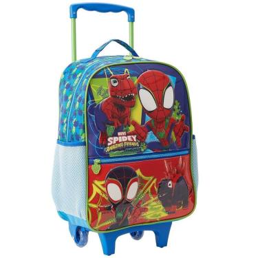 Imagem de Mochila Infantil Spidey Homem Aranha Mala De Rodinha Escolar