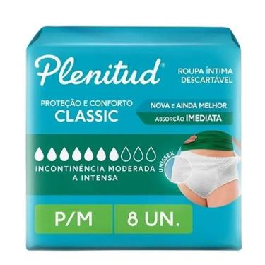 Imagem de Plenitud Roupa Íntima Classic para Incontinência P/M-8 un
