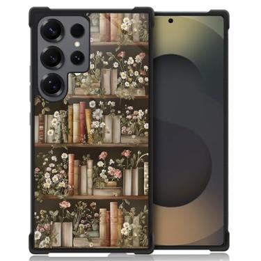 Imagem de DAIZAG Capa para Samsung Galaxy S25 Ultra, capa protetora antiderrapante com absorção de choque de quatro cantos para meninas e meninos - estante floral para amantes de plantas