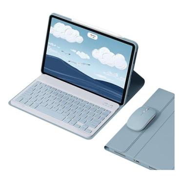 Imagem de Kit Capa para iPad 7ª/8ª/9ª Geração de 10,2/10,5 Polegadas: Case para Tablet + Teclado + Mouse