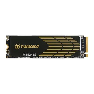 Imagem de Transcend SSD 500GB MTE245S M.2 2280 PCIe Gen4x4, com dissipador de calor de grafeno, lado único, TLC 3D, SSD interno NVMe para jogos, até 4.800/2.800 MB/s - TS500GMTE245S