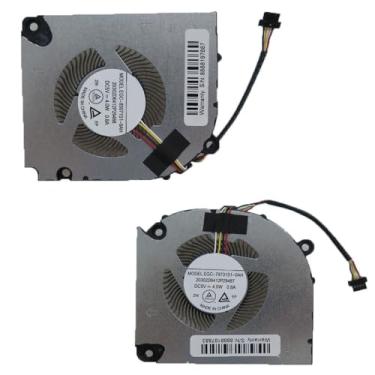Imagem de Ventoinha de CPU GPU para notebook para Gigabyte G6X (2024) G6X 9KG 9MG 2024 DC 5V 0,5A 4 pinos nova